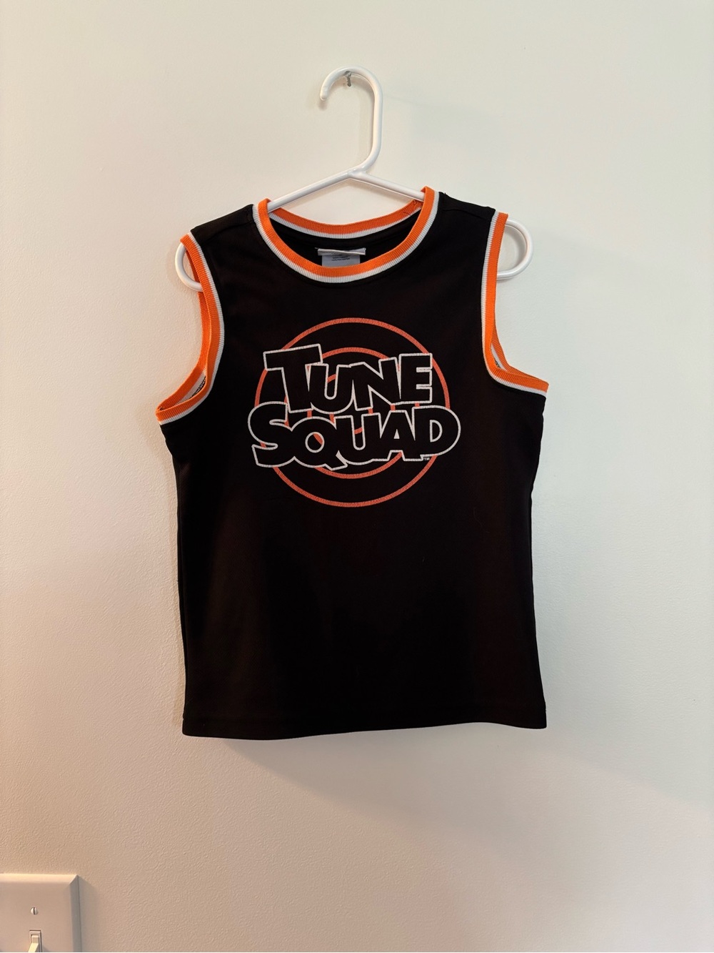 Tune Squad Black & Orange Sleeveless Kids Tank Top Size 6 #6 Lebron